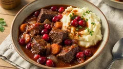 Tenera carne di manzo in salsa di mirtilli rossi: una ricetta che vi stupirà